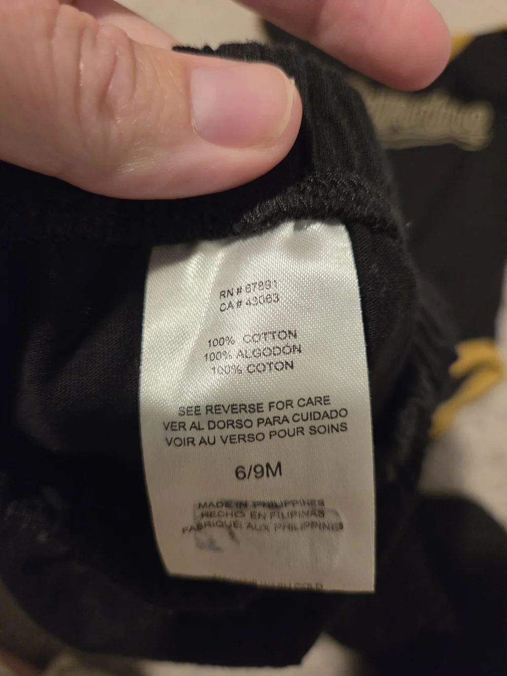 Black Purdue Onesie Set- 6/9M